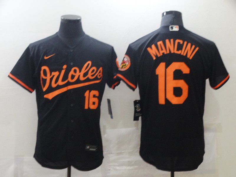 Men Baltimore Orioles #16 Mancini Black Elite 2021 Nike MLB Jersey->chicago cubs->MLB Jersey